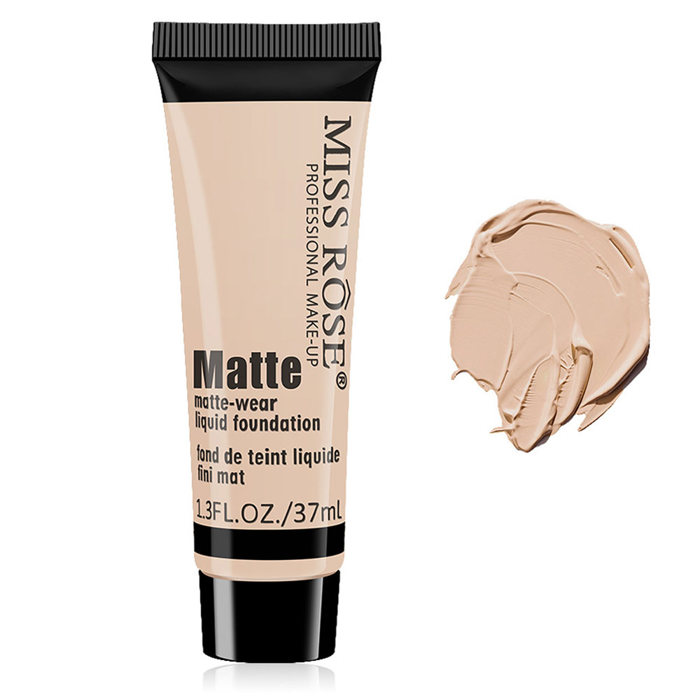 MISS ROSE Υγρό Ματ Foundation 37g #Beige 4