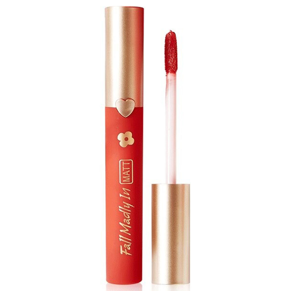 KISS BEAUTY Matte Lip Gloss 5ml by La Meila #Vitality Orange