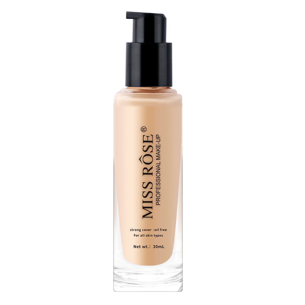 MISS ROSE Υγρό Concealer με Σταθερή Δοσολογία 30ml #Beige 3